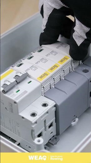 Protecting Your Solar System: DC MCB and surge arrester Installation.