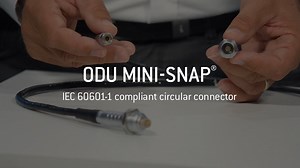 IEC 60601-1 compliant circular connector: ODU MINI-SNAP®