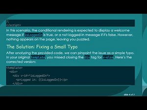 Solving the Vue.js Conditional Rendering Problem: A Quick Fix