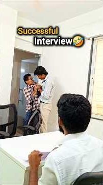 Successful Interview🤪....#interview #genzhumor #honestinterview #succesful #job