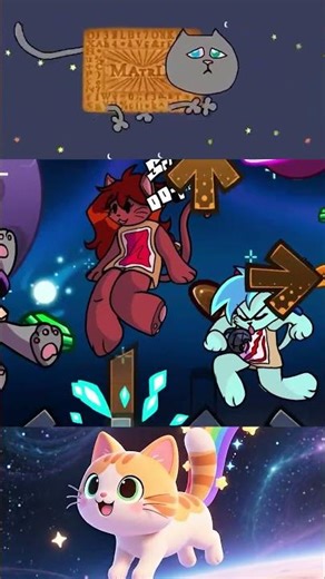 Friday Night Funkin’ Nyan Cat Remix But Ooop Stuck - FNF Music Dash