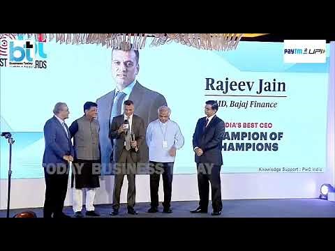 Mr. Rajeev Jain, MD, Bajaj Finance Ltd. | Champion of Champions | BT Best CEO Awards