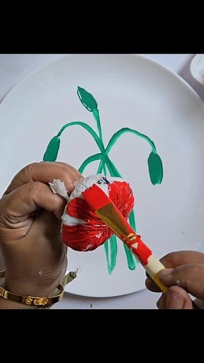 21K views · 120 reactions | ✨️hibiscus flower painting ideas #fblifestyle #painting #holidayevent #drawing #art | LG Art | Facebook