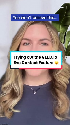 The ai eye contact feature from Veed can make your videos super engaging in an instant! #ad #aitools #aivideos #veedio #videoediting #ai #chatgpt #videohack