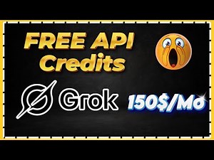 🔑 How To Use Grok API for Free 150$/month Free Credits 😯
