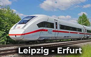 【前方展望】德铁ICE4型高速动车组从莱比锡前往埃尔福特 POV///