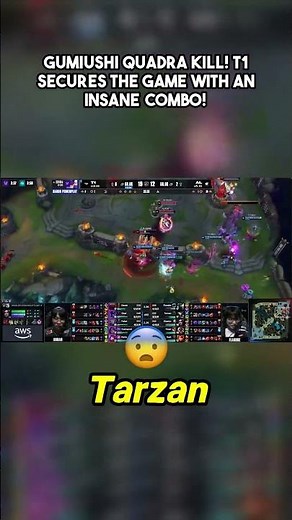 The moment T1's bot lane single-handedly erased AL's hope! 🤯 Guma's precision seals the deal!