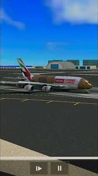 RFS Real Flight Simulator Airbus A380-800 Emirates Bangkok Intl to Dubai Intl Full Landing.#rfs