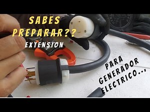 Como Hacer Extension Para Generador Electrico Instalar En Casa.