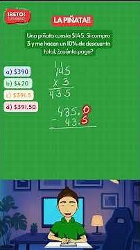 This math challenge is from the piñata!⭐️
