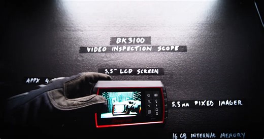 Get eyes on what other tools can’t with the new BK3100 Video Inspection Scope from Snap-on – a compact HD borescope built for modern workshops. The 3.5" LCD screen, 5.5mm probe, and bright LED lighting deliver sharp views deep inside engine bays, behind panels, and in tight spaces. With 16GB internal memory, video recording, and a long-lasting lithium-ion battery, you can capture, store, and share crystal-clear evidence on every job. Talk to your Snap-on Franchisee about the BK3100 Video Inspect