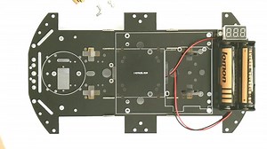 慧净HJ-4WD-wifi智能小车 多路循迹模块安装