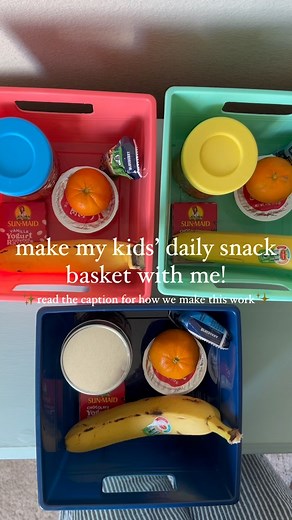 t e s s i e h e e t e r | We started using snack baskets because the endless request for snacks and open access to the pantry was making my anxiety spike (#iykyk).... | Instagram