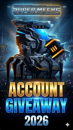Super mechs Account giveaway 2026 #supermechs #giveaway #hack #supermechdcrypted