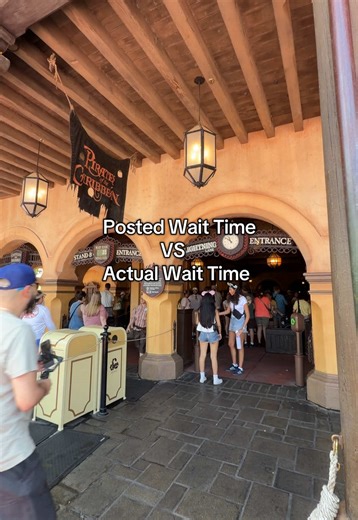 ⏰ Posted wait time vs. actual wait time… and honestly, Disney surprised me with this one. 👀🎢 I LOVE timing the difference between what the sign says and how long we actually wait because it really shows how accurate Disney usually is with their estimates. Of course, things can always go wrong, rides can pause, or lines can suddenly grow, but today the Disney was on our side. 😂✨ The posted wait was 25 minutes, but I truly expected it to feel more like 30-35. Somehow we got lucky and moved thro