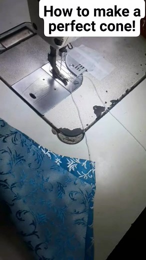 1K views · 22 reactions | Hiw to make a perfect cone from fabric.Sewing tips and tricks for beginners. #sewingtipsforbeginners #sewingtricks #sewingtipsandtricks #sewingtips #sewing #sewingprocess #sewingproject #sewingmachine #sew #sewingfun #sewingproject | Gedelyn Tampos Monarba | Facebook