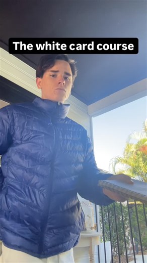 Chris Corden on Instagram: "The white card course ⚪️💳#reesebros #shitpost #australianexperience #whitecard #labourer"