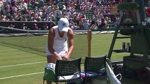 She means business. Racing into the third round, world No.1 Ash Barty extends her match-winning run to 14 as she wastes no time in beating Alison Van Uytvanck #Wimbledon | Wimbledon