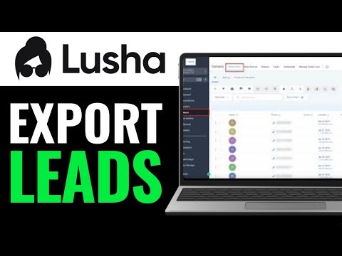 How to Export Leads from Lusha 2025 (Beginner's Guide)