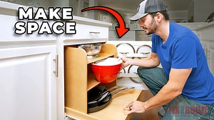 Genius Pot and Pan Organizer DIY | FixThisBuildThat