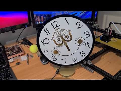 Finished it's a small world themed clock