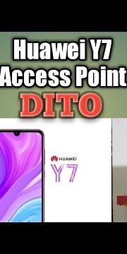 How to Enable DITO SIM Internet using APN |Huawei Y7 |