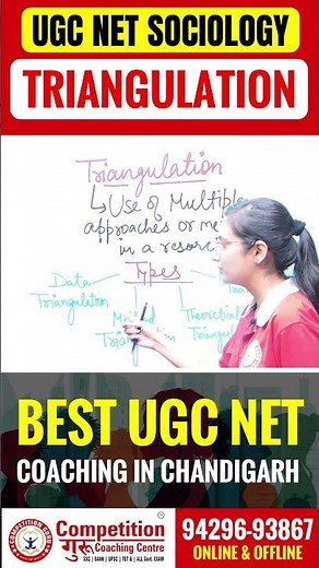 Triangulation in Research | UGC NET Sociology Coaching in Chandigarh | Competition Guru