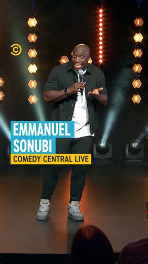 559 reactions · 17 shares | Emmanuel Sonubi has that Crimewatch exterior that gets you searched, but the Disney interior that gets you a date out of it  #CCLive #StandUp #EmmanuelSonubi | Comedy Central UK | Facebook