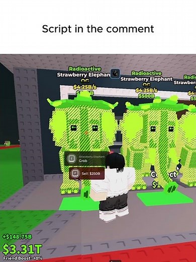 Radioactive Elephant In SAB #roblox #scripting #foryou