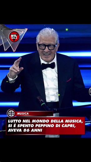 Peppino Di Capri: addio al grande della musica melodica