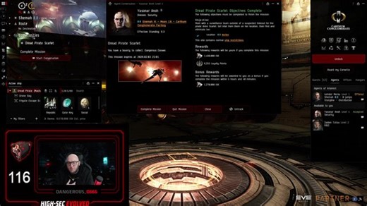 Guest Stream with @Dangerous_D666 | Mission Blitzing 101 High-Sec Evolved