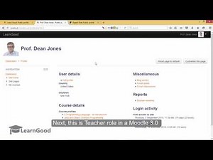 Moodle Administration Tutorial - Configure your Profile Settings