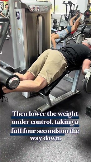 Perfect Lying Hamstring Curl Form | 4-Second Negative for Maximum Leg Growth
