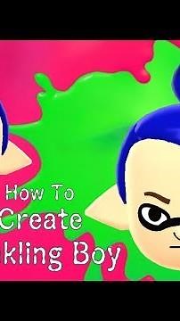 Mii Maker: How To Create Inkling Boy!