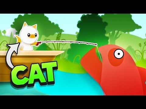 CATCHING A GIGANTIC FISH! - Cat Goes Fishing Gameplay