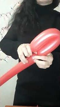 Como hacer una espada con globos largos #tutorial #globoflexia #figurasconglobos