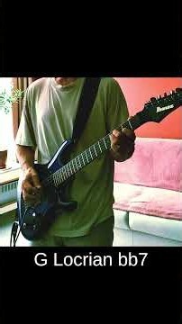 G Locrian bb7 #mode #harmonicmajor (VII degree)