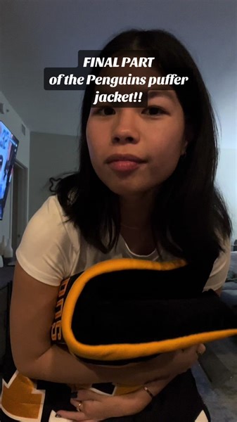 Pittsburgh Penguins Puffer Jacket DIY Sewing Tutorial