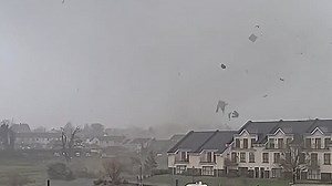 Irish village hit by 'possible tornado' as homes seriously damaged