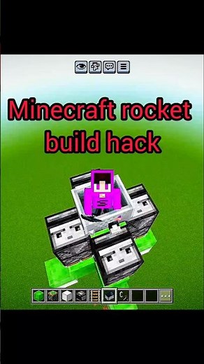Realistic Space Rocket in Minecraft!#shorts