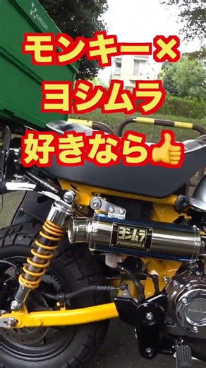 【モンキー125】ヨシムラの音４ #automobile #マフラーサウンド