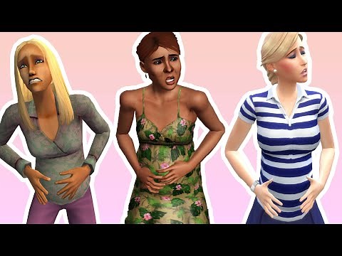 PREGNANCY COMPARED! Sims 2 vs. Sims 3 vs. Sims 4