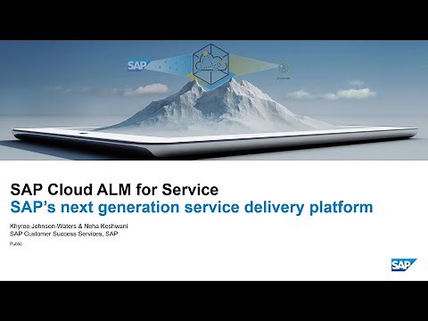 Optimizing your Service Deliveries with SAP Cloud ALM for Service