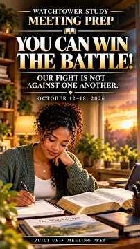 You Can Win the Battle! | Watchtower Meeting Prep | Oct. 12–18, 2026 #Shorts