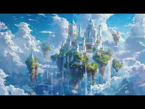 The Floating Kingdom ☁️ Air Palace Ambience | Wind & Flute Sounds (1 Hour)