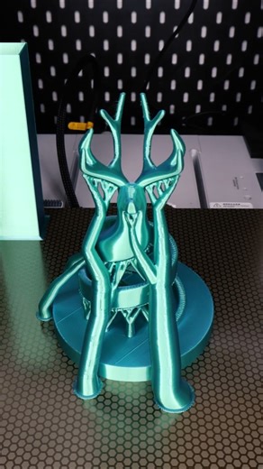 3D printed Spiral Reindeer Tea Light