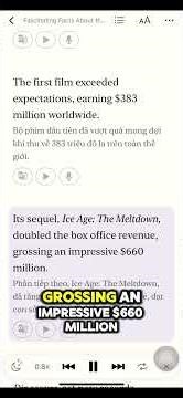 2-Minute English Boost: Daily Fluency Fix! Reading a book - ICE AGE movies 2