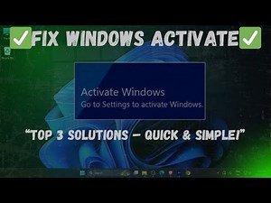 How to Activate Windows Permanently ✅(Digital License Method)✅