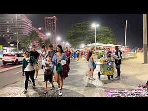 THE MOST BEAUTIFUL WALK IN RIO DE JANEIRO — IPANEMA, COPACABANA & LEME 【4K】