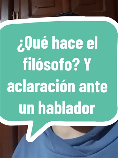 #pegar con @Maestro CuySobre la cuestión de qué hace el filósofo y una aclaración sobre la relación entre filosofía y teología #Filosofo #Filosofia #debate Para habladurías: @Contienda por la Fé @MAJO🌸